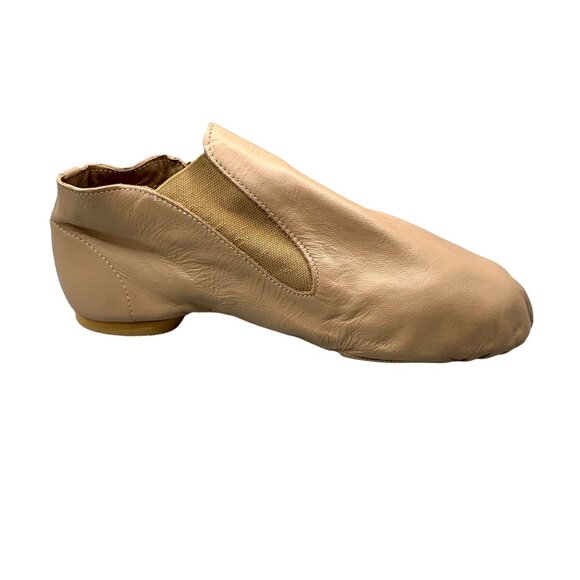 So Danca Jazz Dance Shoes Split Sole Ankle Gore Bootie Jaden Caramel 11 Stretch - Picture 6 of 7